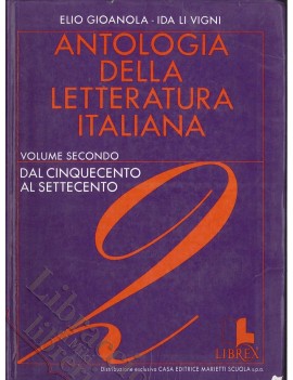 ANTOLOGIA DELLA LETTERATURA ITALIANA