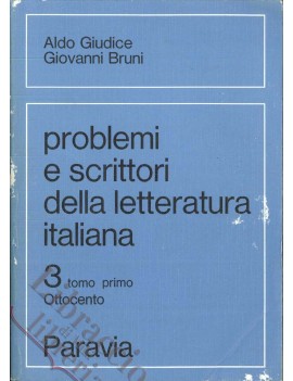 PROBLEMI E SRITTORI DELLA LETTERATURA IT