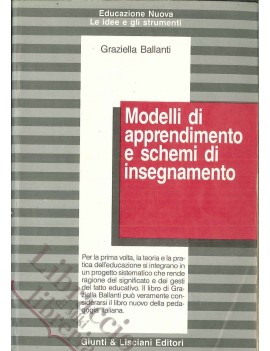 MODELLI DI APPRENDIMENTO E SCHEMI DI