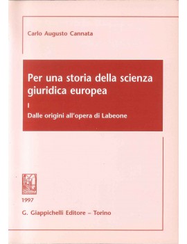 PER UNA STORIA DELLA SCIENZA GIURIDICA