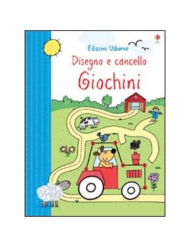 GIOCHINI. DISEGNO E CANCELLO. CON GADGET