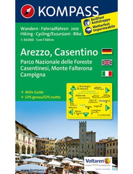 CARTA ESCURSIONISTICA  2459 AREZZO CA