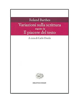 VARIAZIONI SULLA SCRITTURA-IL PIACERE DE