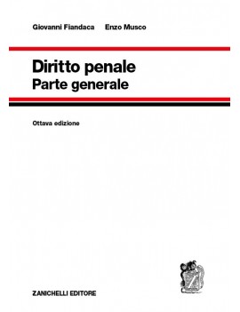 DIRITTO PENALE parte generale 8 edizione