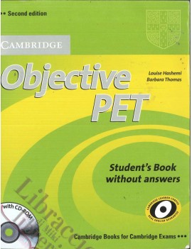 OBJECTIVE PET SECOND EDITION