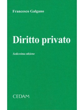 DIRITTO PRIVATO XVI EDIZIONE