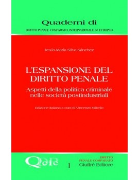 L'ESPANSIONE DEL DIRITTO PENALE