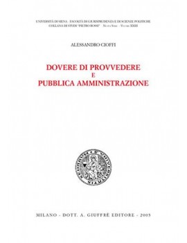 DOVERE DI PROVVEDERE ALLA PUBBLICA AMM