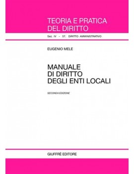 MANUALE DI DIRITTO DEGLI ENTI LOCALI