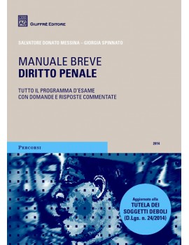 VE MANUALE BREVE DI DIRITTO PENALE 2014