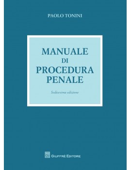 VE MANUALE  DI PROCEDURA PENALE 2015