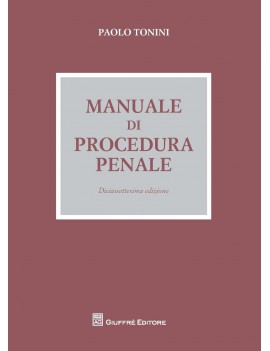 ve MANUALE  DI PROCEDURA PENALE 2016