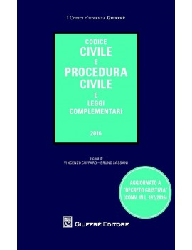 codice civile e procedura civile 2016