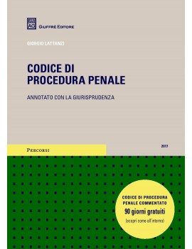 CODICE DI PROCEDURA PENALE  2017