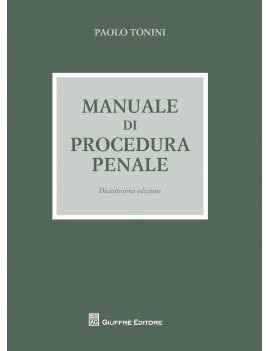 MANUALE  DI PROCEDURA PENALE 2017