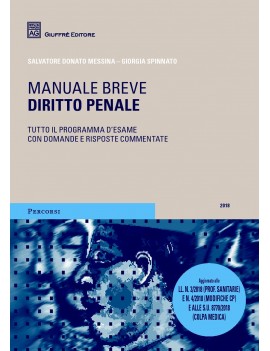 MANUALE BREVE DIRITTO PENALE 2018