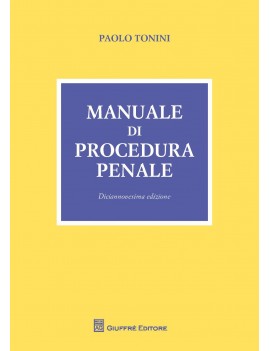 MANUALE  DI PROCEDURA PENALE