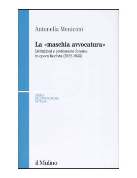 ?MASCHIA AVVOCATURA?. ISTITUZIONI E PROF