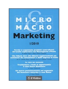 MICRO & MACRO MARKETING (2010). VOL. 1