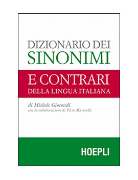 DIZIONARIO DEI SINONIMI E DEI CONTRARI D