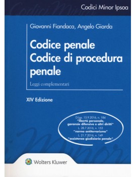 CODICE PENALE E DI PROCEDURA PENALE