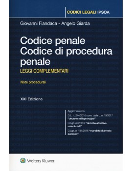 CODICE PENALE E PROCEDUCA PENALE 2017