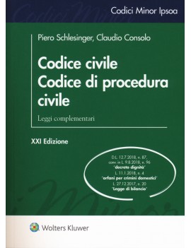 CODICE CIVILE E PROCEDURA CIVILE