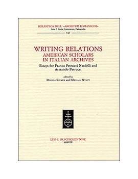 WRITING RELATIONS. AMERICAN SCHOLARS IN