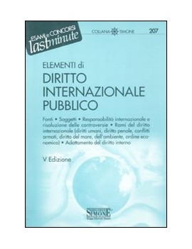 ELEMENTI DI DIRITTO INTERNAZIONALE PUBBL