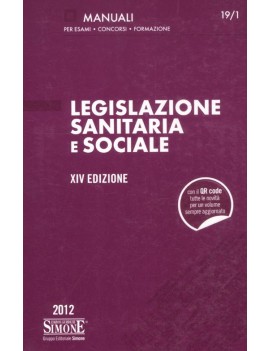 LEGISLAZIONE SANITARIA E SOCIALE 19/1