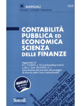 CONTABILITÀ PUBBLICA ED ECONOMICA - SCIE