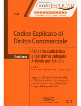 CODICE ESPLICATO DI DIRITTO COMMERCIALE