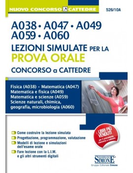 CONCORSO A CATTEDRE - A038-A047-A049-A05