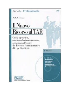 NUOVO RICORSO AL TAR. GUIDA OPERATIVA CO