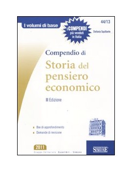 COMPENDIO DI STORIA DEL PENSIERO ECONOMI