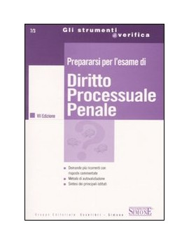 PREPARARSI PER L'ESAME DI DIRITTO PROCES