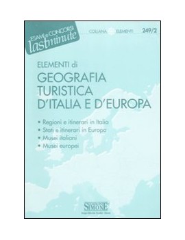 ELEMENTI DI GEOGRAFIA TURISTICA D'ITALIA