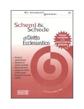 SCHEMI & SCHEDE DI DIRITTO ECCLESIASTICO