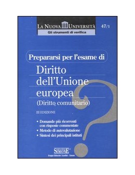 PREPARARSI PER L'ESAME DI DIRITTO