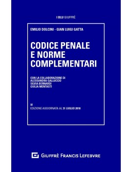 CODICE PENALE E LEGG COMPLEMENTARI