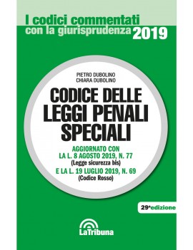 CODICE DELLE LEGGI PENALI SPECIALI