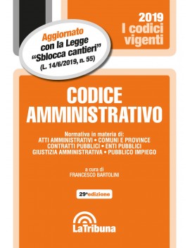 CODICE AMMINISTRATIVO 2019