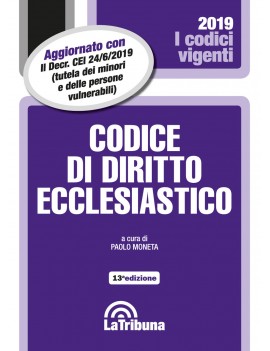 CODICE DI DIRITTO ECCLESIASTICO