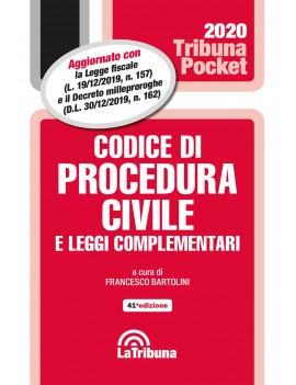 CODICE DI PROCEDURA CIVILE 2020