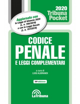 CODICE PENALE E LEGGI COMPLEMENTARI