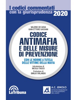 CODICE ANTIMAFIA E DELLE MISURE PREVENZI