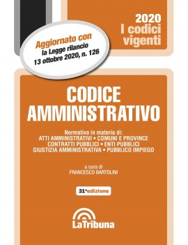 CODICE AMMINISTRATIVO 2020