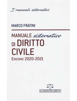 MANUALE SISTEMATICO DI DIRITTO CIVILE