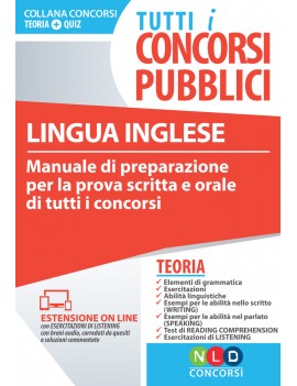 CONCORSI PUBBLICI lingua inglese