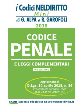 CODICE PENALE 2018